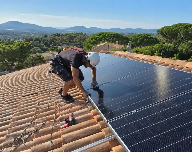 Installateur panneaux solaires Colombe — pose photovoltaïque sur toiture